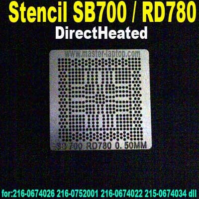 STENCILS RB700 RD780 Direct  large2